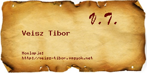 Veisz Tibor névjegykártya